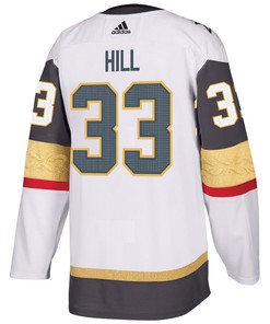 Adin Hill 33 Vegas Golden Knights Stanley Cup 2023 Final Patch Away Breakaway Men Jersey - White - Robokeg