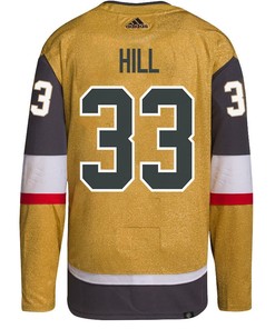Adin Hill 33 Vegas Golden Knights Stanley Cup 2023 Final Patch Home Breakaway Men Jersey - Gold - Robokeg