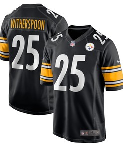 Ahkello Witherspoon Pittsburgh Steelers Game Jersey - Black Nfl - Robokeg