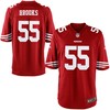 Ahmad Brooks San Francisco 49ers Nike Youth Team Color Game Jersey - Scarlet - Robokeg