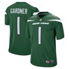 Ahmad Sauce Gardner New York Jets 2022 Nfl Draft First Round Pick Game Jersey Gotham Green Nfl - Robokeg