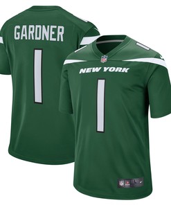 Ahmad Sauce Gardner New York Jets 2022 Nfl Draft First Round Pick Game Jersey - Gotham Green Nfl - Robokeg