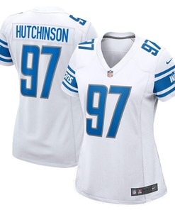 Aidan Hutchinson Detroit Lions Womens 2022 Nfl Draft First Round Pick Game Jersey - White Nfl - Robokeg
