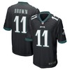 A.j. Brown Philadelphia Eagles Game Jersey - Black Nfl - Robokeg