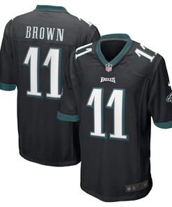 A.j. Brown Philadelphia Eagles Game Jersey - Black Nfl - Robokeg