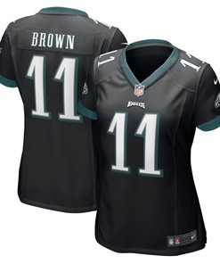A.j. Brown Philadelphia Eagles Womens Player Game Jersey - Black Nfl - Robokeg