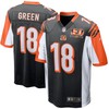 A.j. Green Cincinnati Bengals Nike 50th Anniversary Patch Game Jersey - Black - Robokeg
