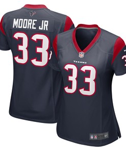 A.j. Moore Jr. Houston Texans Womens Game Jersey - Navy Nfl - Robokeg