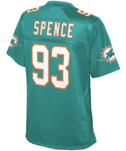 Akeem Spence Miami Dolphins Nfl Pro Line Womens Team Player Jersey - Aqua - Robokeg