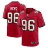 Akiem Hicks Tampa Bay Buccaneers Game Player Jersey - Red Nfl - Robokeg