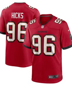 Akiem Hicks Tampa Bay Buccaneers Game Player Jersey - Red Nfl - Robokeg