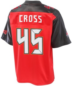 Alan Cross Tampa Bay Buccaneers Nfl Pro Line Player Jersey - Red - Robokeg