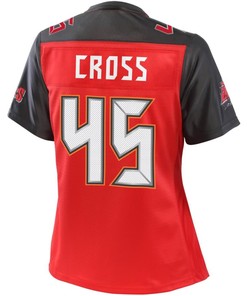 Alan Cross Tampa Bay Buccaneers Nfl Pro Line Womens Player Jersey - Red - Robokeg