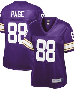 Alan Page Minnesota Vikings Nfl Pro Line Womens Retired Player Jersey - Purple Nfl - Robokeg