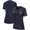 Alanta Braves 2020 Mlb Black Womens Jersey - Robokeg
