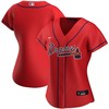 Alanta Braves 2020 Mlb Red Womens Jersey - Robokeg