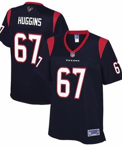 Albert Huggins Houston Texans Nfl Pro Line Womens Team Player Jersey - Navy - Robokeg