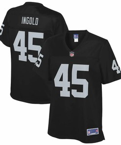 Alec Ingold Las Vegas Raiders Nfl Pro Line Womens Team Player Jersey - Black - Robokeg