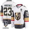 Alec Martinez 23 Vegas Golden Knights 2023 Stanley Cup Champions Patch Breakaway Jersey - White - Robokeg
