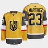 Alec Martinez 23 Vegas Golden Knights Gold Jersey 2023 Home - Robokeg