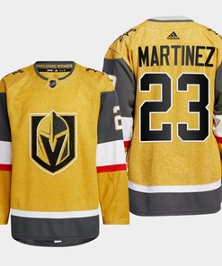 Alec Martinez 23 Vegas Golden Knights Gold Jersey 2023 Home - Robokeg