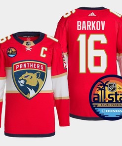 Aleksander Barkov 16 Florida Panthers Red Jersey 2023 NHL All-Star - Robokeg