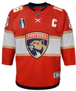 Aleksander Barkov 16 Florida Panthers Youth 2023 Stanley Cup Final Home Jersey - Red - Robokeg