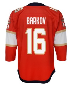 Aleksander Barkov 16 Florida Panthers Youth 2023 Stanley Cup Final Home Jersey - Red - Robokeg