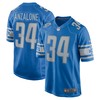 Alex Anzalone Detroit Lions Game Jersey - Blue Nfl - Robokeg