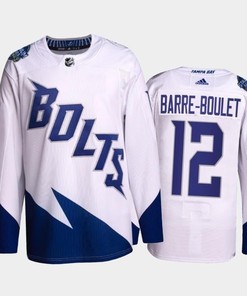 Alex Barre-boulet Lightning 2022 Stadium Series White Primegreen Jersey, Men Jersey - Robokeg