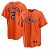 Alex Bregman 2 Houston Astros Alternate Player Name Jersey - Orange - Robokeg