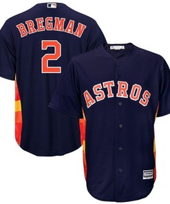 Alex Bregman Houston Astros Fashion Official Cool Base Player Jersey - Navy - Robokeg