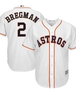 Alex Bregman Houston Astros Home Official Cool Base Player Jersey - White - Robokeg