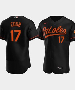 Alex Cobb 17 Baltimore Orioles Black Alternate Jersey - Robokeg