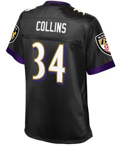 Alex Collins Baltimore Ravens Nfl Pro Line Womens Alternate Player Jersey - Black - Robokeg
