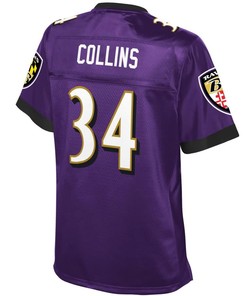 Alex Collins Baltimore Ravens Nfl Pro Line Womens Team Color Player Jersey - Purple - Robokeg