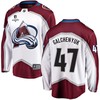 Alex Galchenyuk 47 Colorado Avalanche Stanley Cup 2023 Playoffs Patch Away Breakaway Men Jersey - White - Robokeg