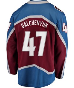 Alex Galchenyuk 47 Colorado Avalanche Stanley Cup 2023 Playoffs Patch Home Breakaway Men Jersey - Burgundy - Robokeg