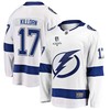 Alex Killorn 17 Tampa Bay Lightning Stanley Cup 2023 Playoffs Patch Away Breakaway Men Jersey - White - Robokeg