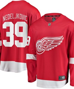 Alex Nedeljkovic Detroit Red Wings Fanatics Branded Home Breakaway Player Jersey - Red Nhl - Robokeg