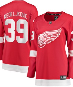 Alex Nedeljkovic Detroit Red Wings Fanatics Branded Womens Home Breakaway Player Jersey - Red Nhl - Robokeg