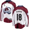 Alex Newhook 18 Colorado Avalanche Stanley Cup 2023 Playoffs Patch Away Breakaway Men Jersey - White - Robokeg