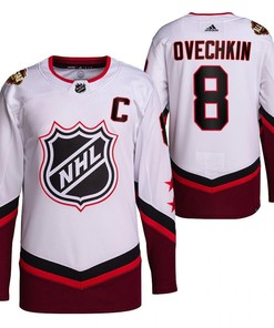 Alex Ovechkin 2022 All-Star Capitals 8 White Primegreen Jersey - Robokeg