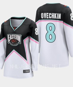 Alex Ovechkin 8 Washington Capitals 2023 All-Star Game Jersey Black Equipment - Robokeg