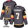 Alex Pietrangelo 7 Vegas Golden Knights 2023 Stanley Cup Champions Patch Alternate Breakaway Jersey - Black - Robokeg