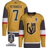 Alex Pietrangelo 7 Vegas Golden Knights 2023 Stanley Cup Champions Patch Breakaway Home Jersey - Gold - Robokeg