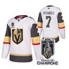 Alex Pietrangelo 7 Vegas Golden Knights 2023 Stanley Cup Champions Patch Breakaway Jersey - White - Robokeg