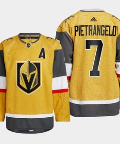 Alex Pietrangelo 7 Vegas Golden Knights Gold Jersey 2023 Home - Robokeg