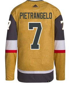 Alex Pietrangelo 7 Vegas Golden Knights Stanley Cup 2023 Champions Patch Home Breakaway Men Jersey - Gold - Robokeg