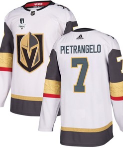 Alex Pietrangelo 7 Vegas Golden Knights Stanley Cup 2023 Final Patch Away Breakaway Men Jersey - White - Robokeg